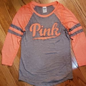 PINK Distressed Shirt